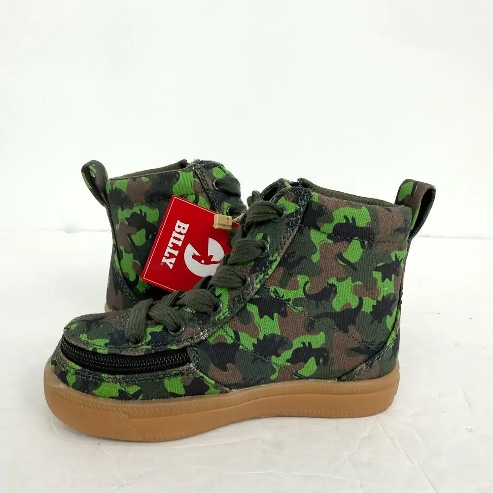 BILLY Footwear Toddler Kids High Top Sneakers US 8 M EU 24 Dark Green NIB